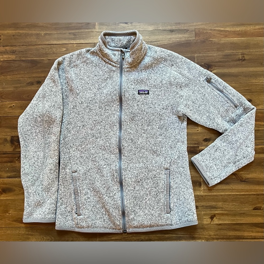 Women’s Light Gray Patagonia Better Sweater Fleece Jacket